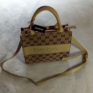 BEBE LOS ANGELES GORGEOUS PURSE! HAND BAG/ AJUSTABLE STRAP CROSS BODY NWT!!